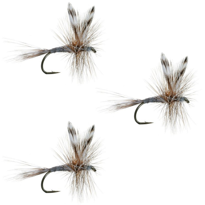 3 Pack Adams Classic Dry Fly – Hook Size 10