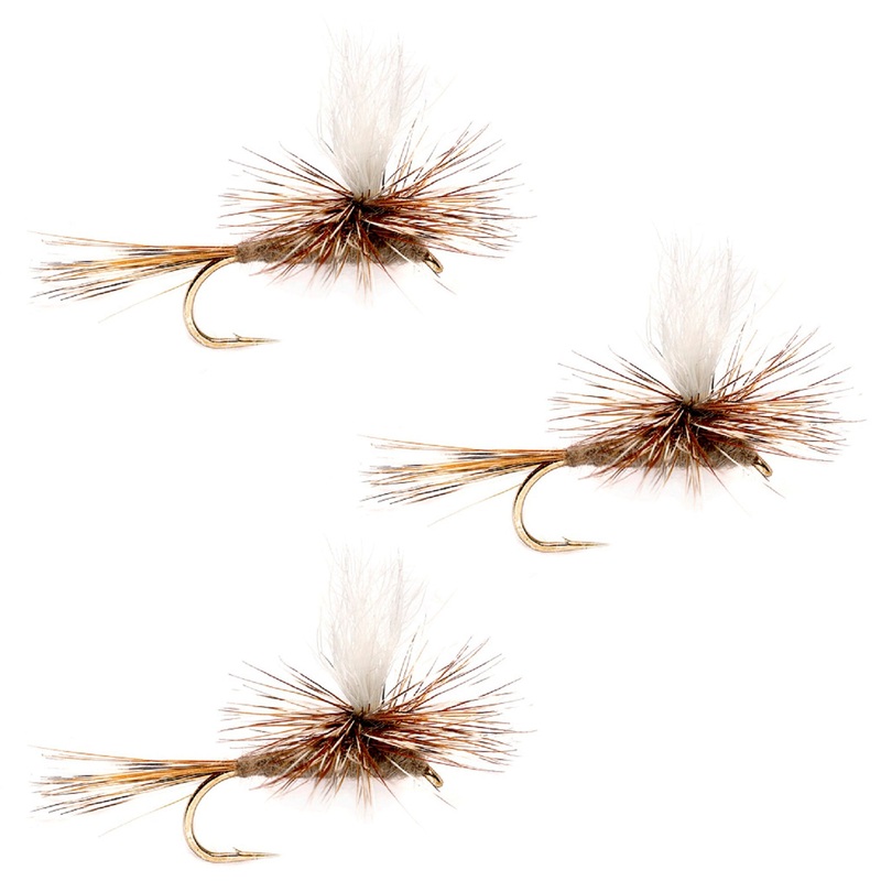 3  Pack Adams Parachute Classic Dry Fly – Hook Size 20