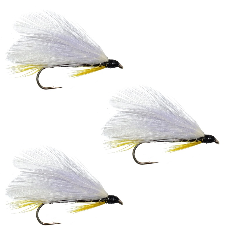 3 Pack Black Ghost Classic Trout and Bass Streamer Fly – Hook Size 4