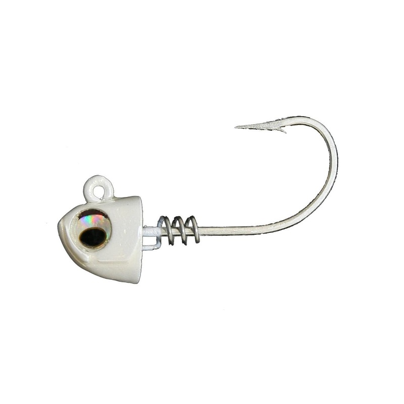 NLBN – No Live Bait Needed Screw Lock Jig Heads for 5″ Paddle Tails