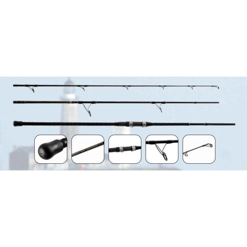 Tsunami Airwave Elite 3 Piece Destination Series Spinning Rods