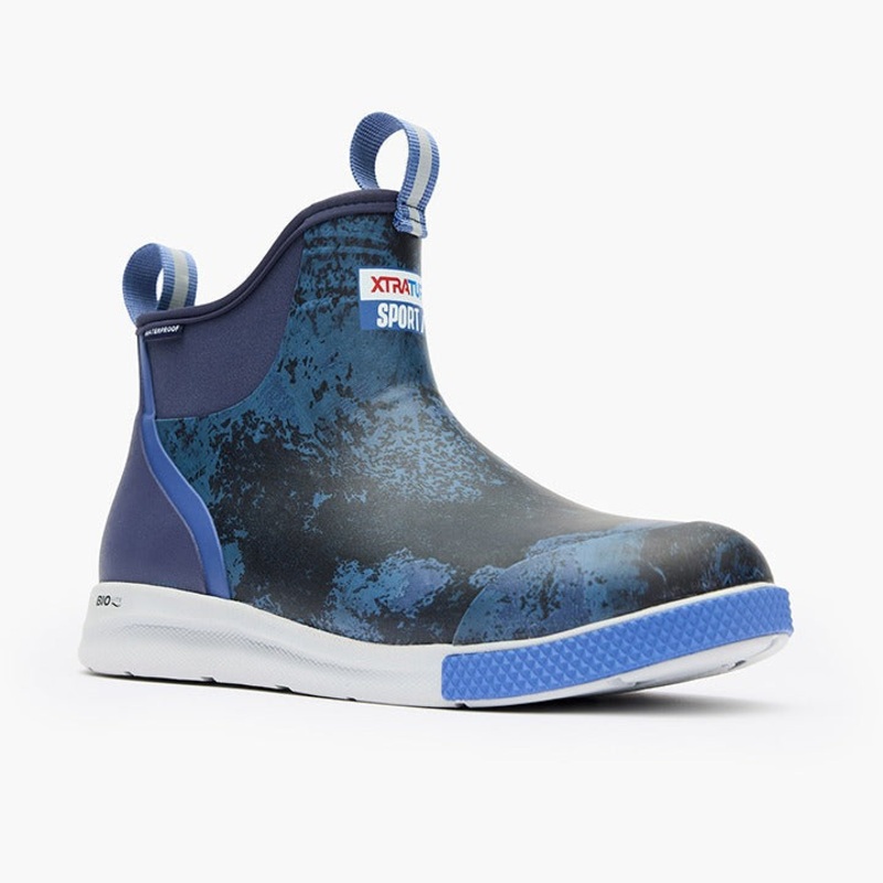 Xtratuf Men’s 6″ Ankle Deck Boots Xtreme Deep Sea Camo