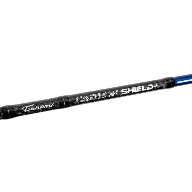Tsunami Carbon Shield II Blue Spinning Rods (Buy 1 Get 1) *FINAL SALE*