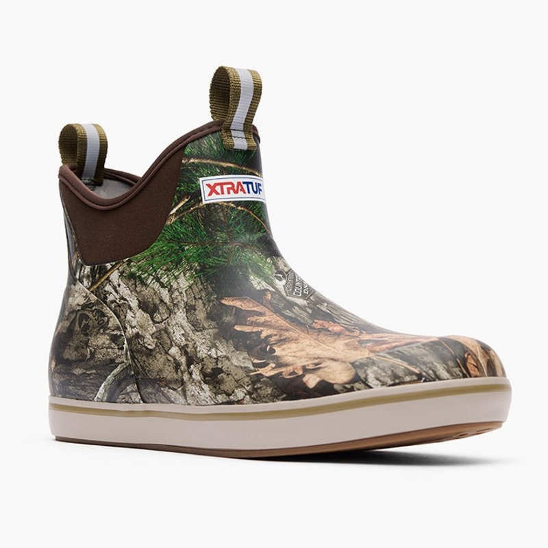 Xtratuf Men’s Mossy Oak Country DNA 6 in Ankle Deck Boots