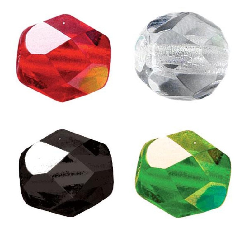 Top Brass Glass Beads