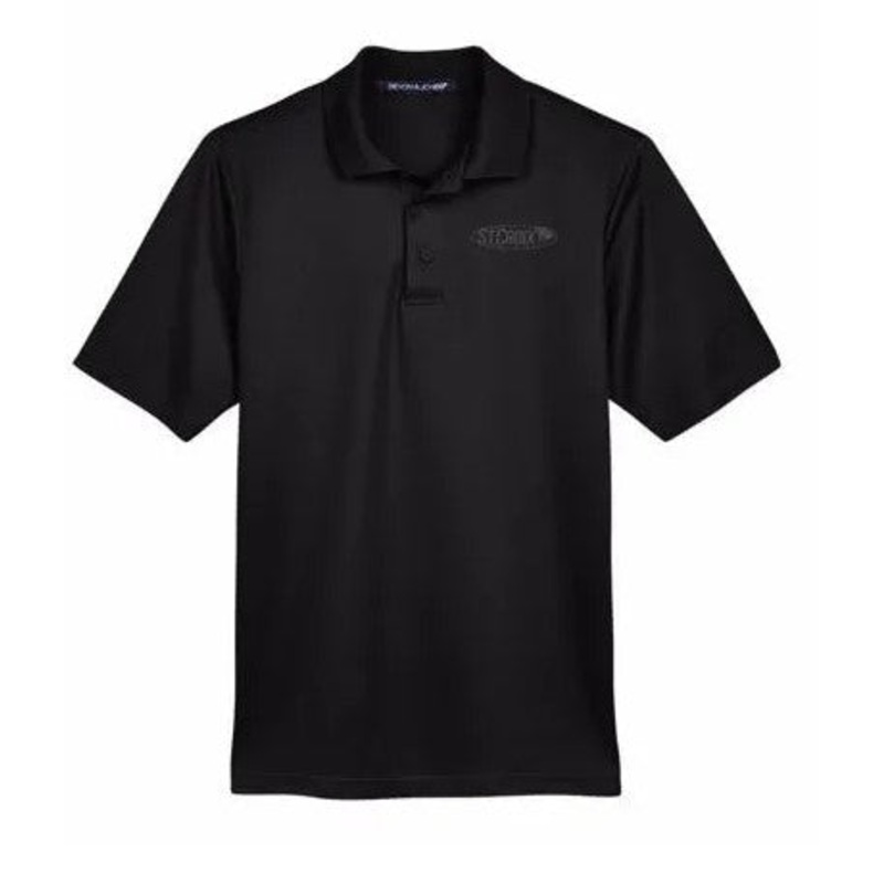 BLACK EVERYDAY POLO