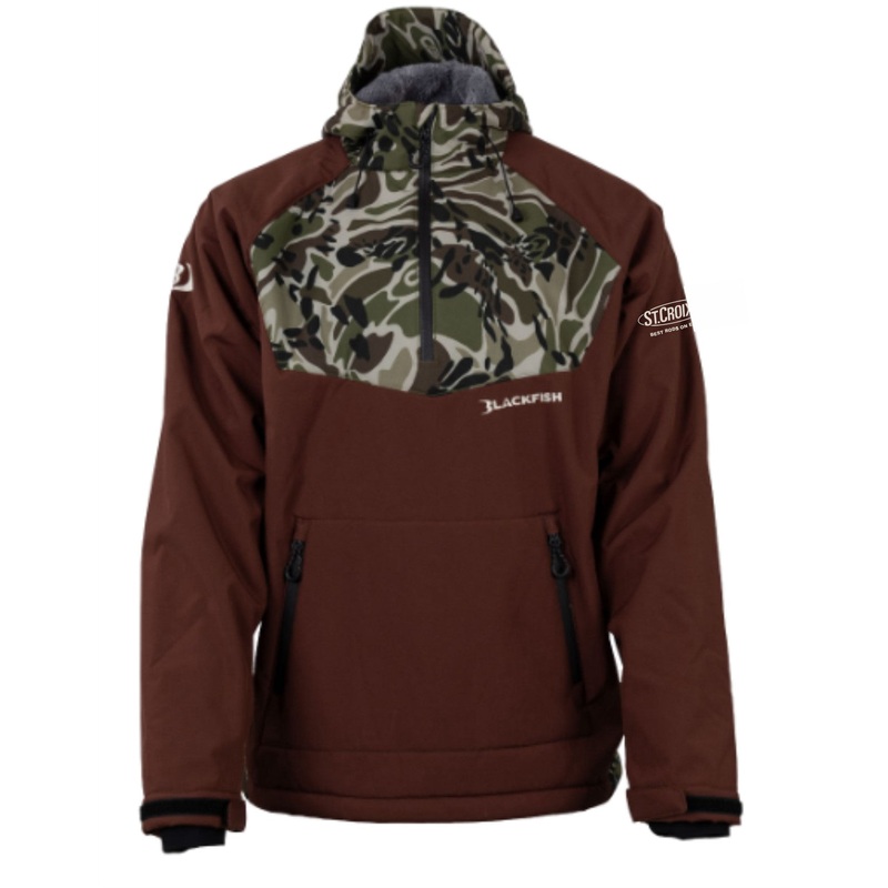 BLACKFISH SOFT SHEEL GALE PULLOVER – BROWN