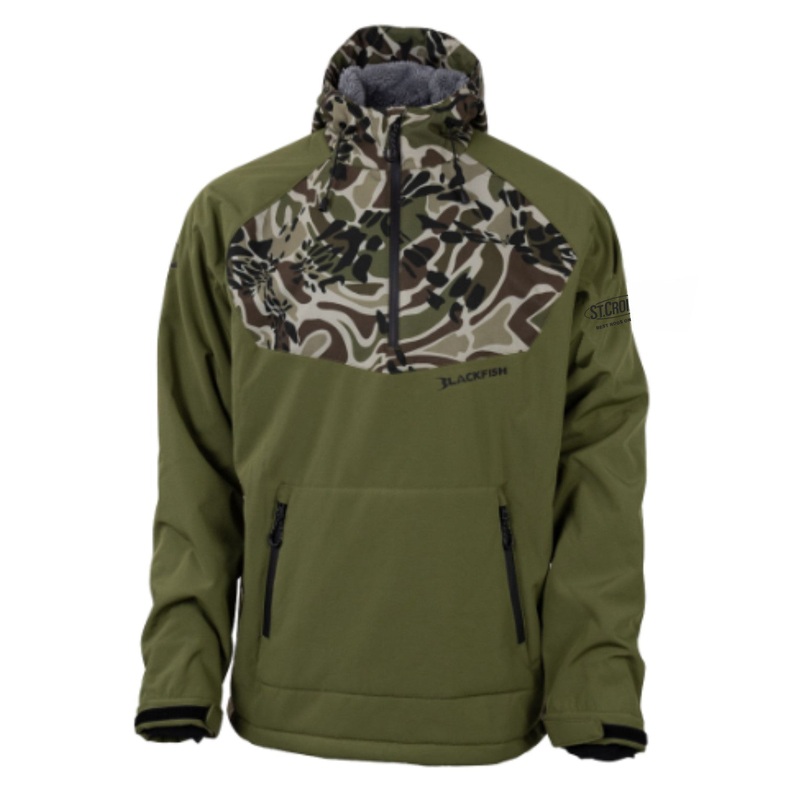 BLACKFISH SOFT SHEEL GALE PULLOVER – GREEN