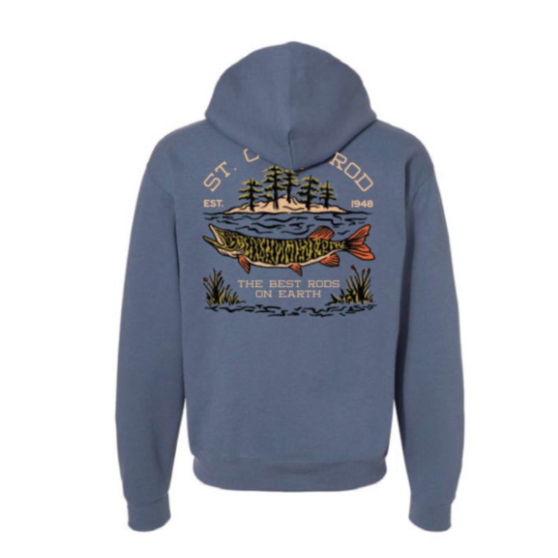 2025 CAD BEST RODS ON EARTH BLUE HOODIE