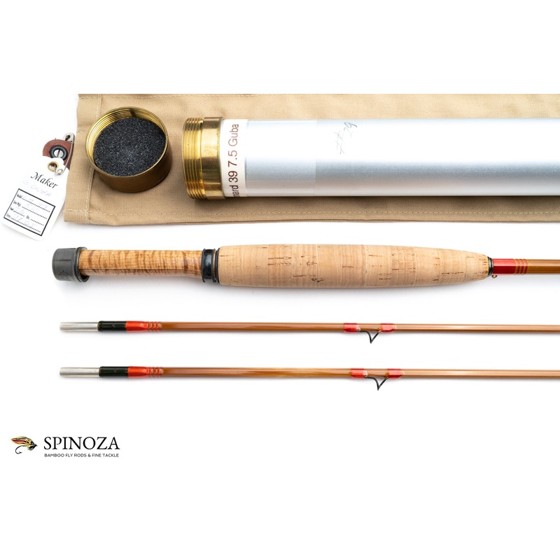 George Guba “Leonard 39-5″ Model Bamboo Fly Rod 7’6” 2/2 #5