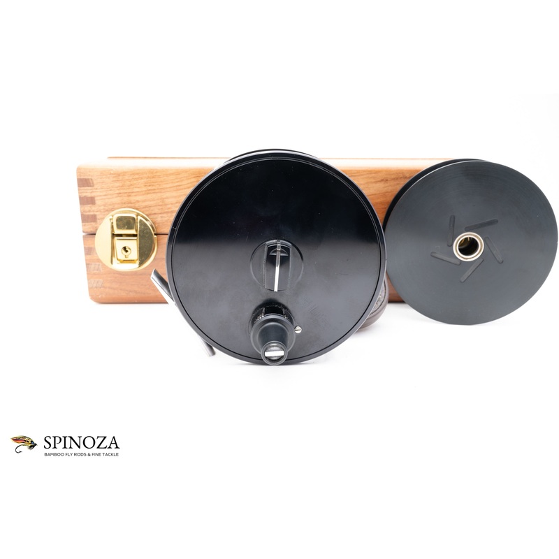API Anti-Reverse Fly Reel w/Spare Spool 4 1/2″ LHW