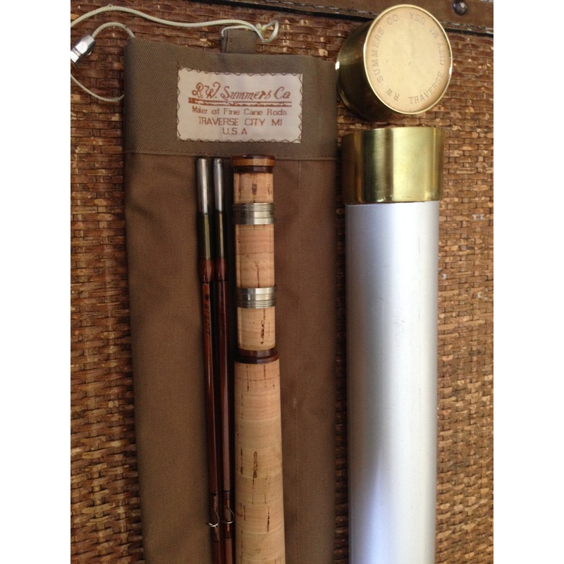 Bob Summers Model 735 Deluxe Bamboo Rod 7’3″ 2/2 #4/5
