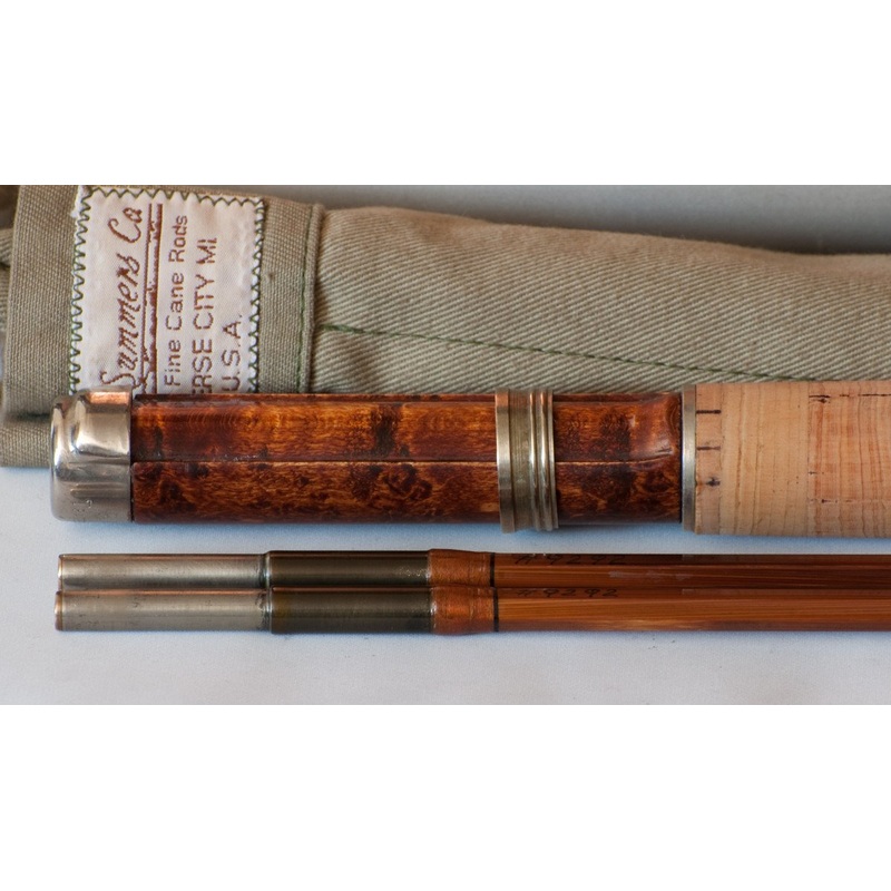 Bob Summers Model 856 Deluxe Bamboo Rod 8′ 2/2 #5/6