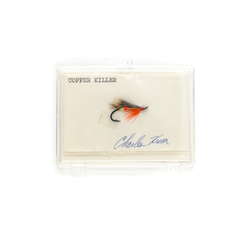 Copper Killer Salmon Fly by Charles Krom