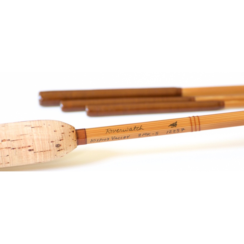 Bob Clay (Riverwatch) Bamboo Hollow Built Trout Rod 8′ 3/2 #5