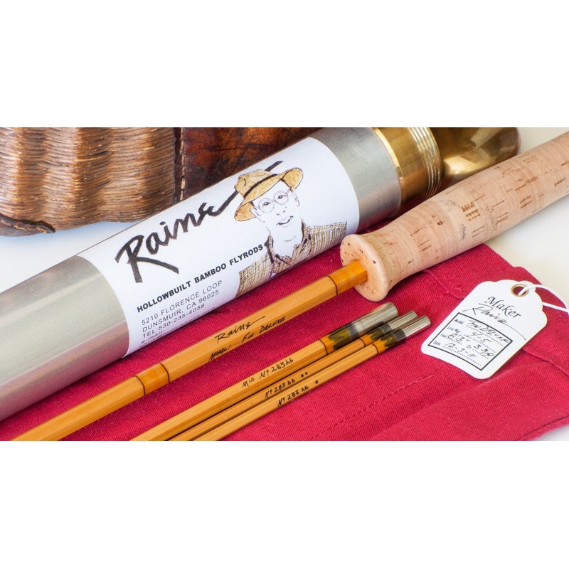 Chris Raine (Dunsmuir Rod Co) 8’3″ 3/2 #5 Bamboo Rod