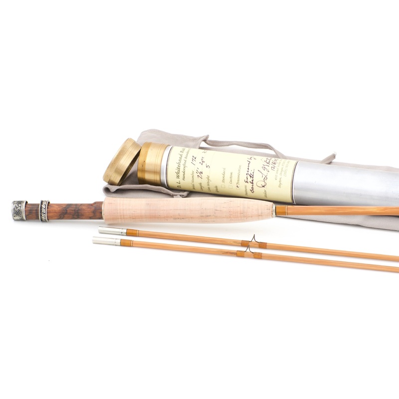 Darryl Whitehead 7’6″ 2/2 #5 Presentation Bamboo Rod