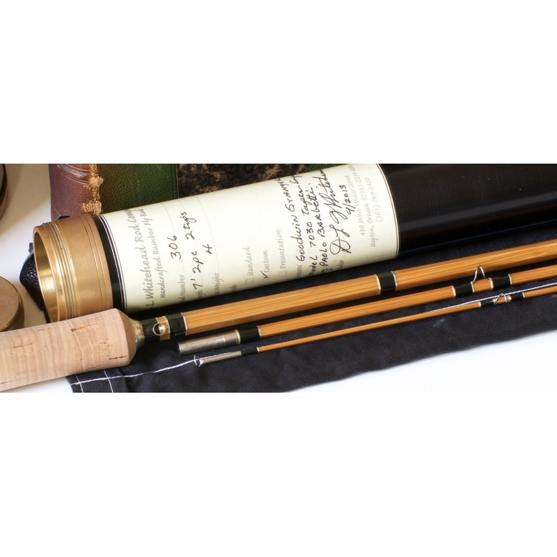 Darryl Whitehead Granger Registered Model 7030 Bamboo Rod  7′ 2/2 #4