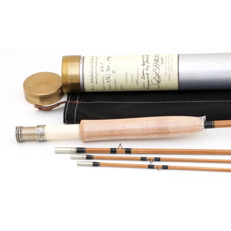 Darryl Whitehead Presentation Grade 7’6″ 3/2 #5 Bamboo Rod