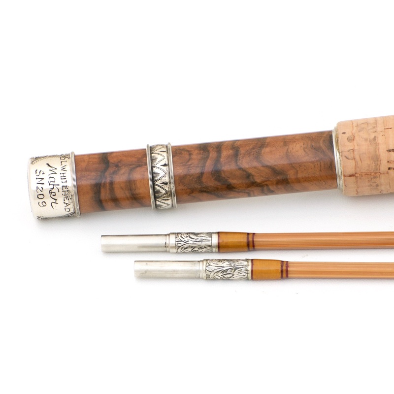 Darryl Whitehead Presentation Midge Bamboo Rod 6’3″ 2/2 #4