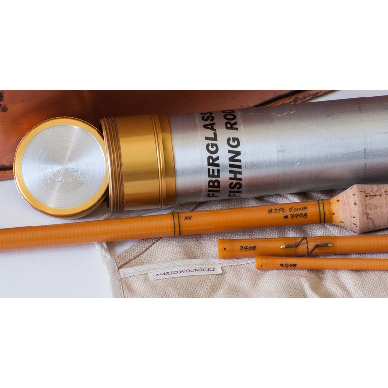 Mario Wojnicki Model 825L 8’2″ 3/1 #5 fiberglass rod