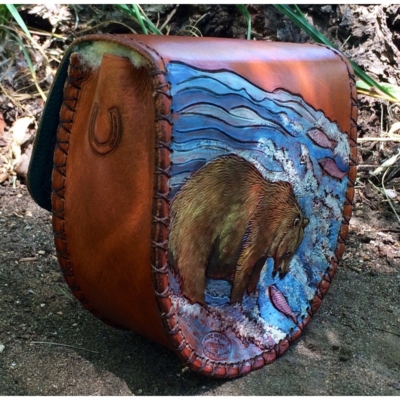 Annie Margarita Leather Reel Case – “Quick”