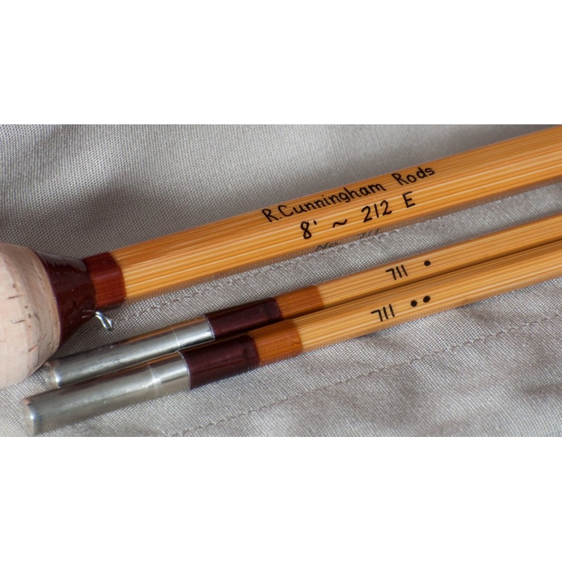 Cunningham, Rick – Garrison Model 212E 8′ 2/2 6wt Bamboo Rod