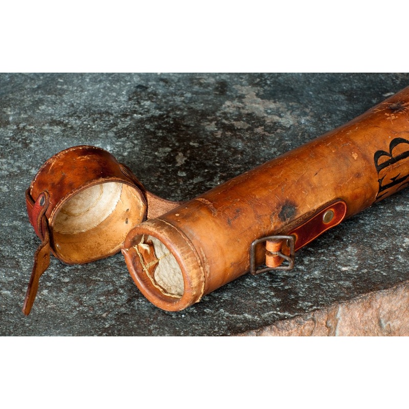 Leather Rod Tube