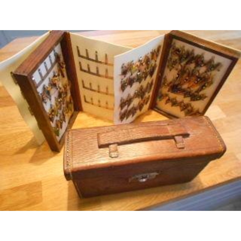 Richard Wheatley Salmon Fly Box – a RARE antique
