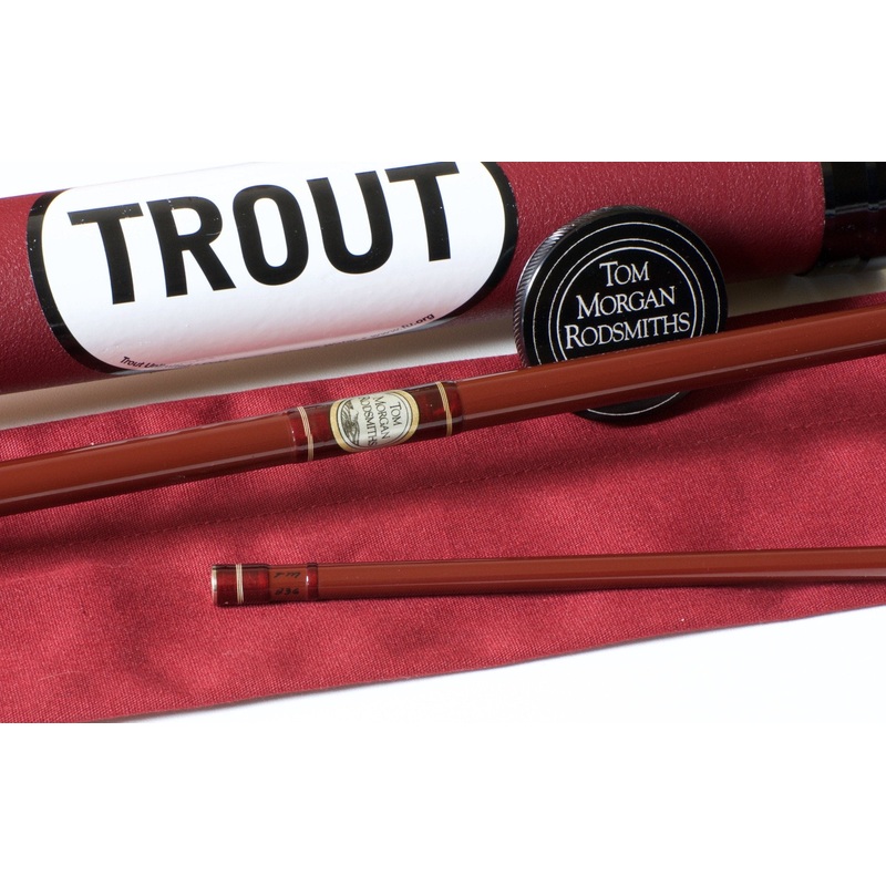Tom Morgan Rodsmiths / Larry Kenney Fiberglass Fly Rod – 8’3 2pc 6wt