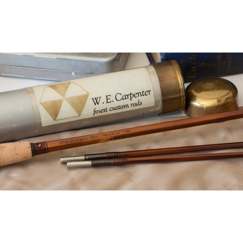 Walt Carpenter Browntone 7’6 2/2 5wt bamboo rod