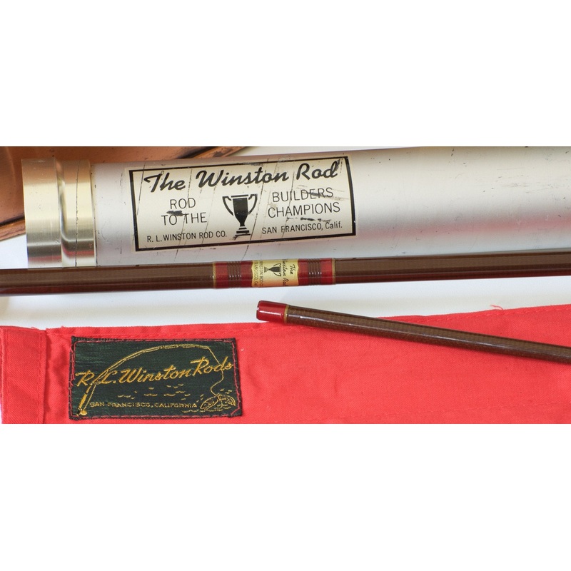 Winston, RL — 7’6″ 5wt SF-era fiberglass rod