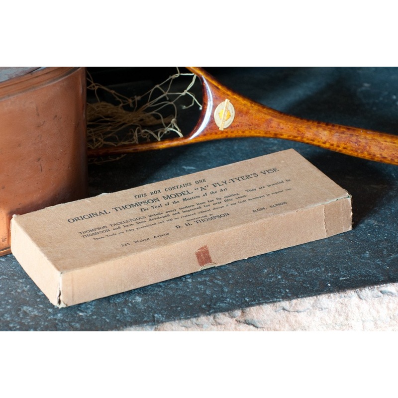 Thompson Model A Vise with Original Tan Box
