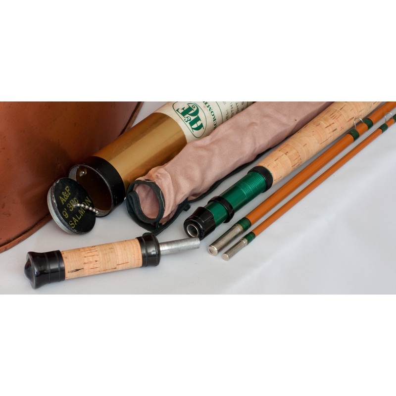Abercrombie & Fitch “Monogram Salmon” 9′ 8wt fiberglass rod
