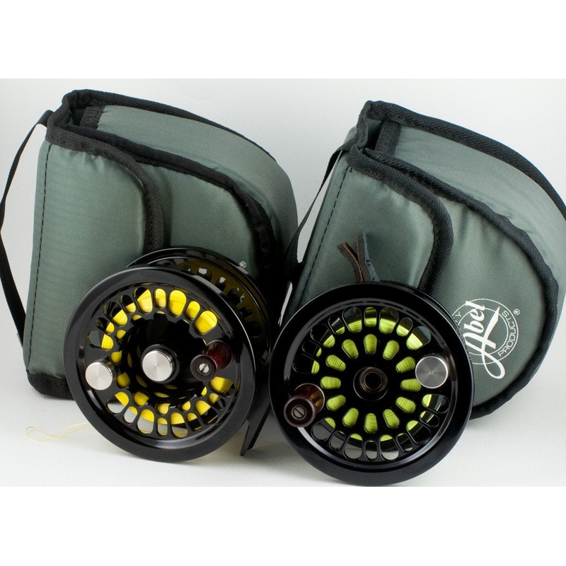 Abel Super 10 fly reel with spare spool and original box