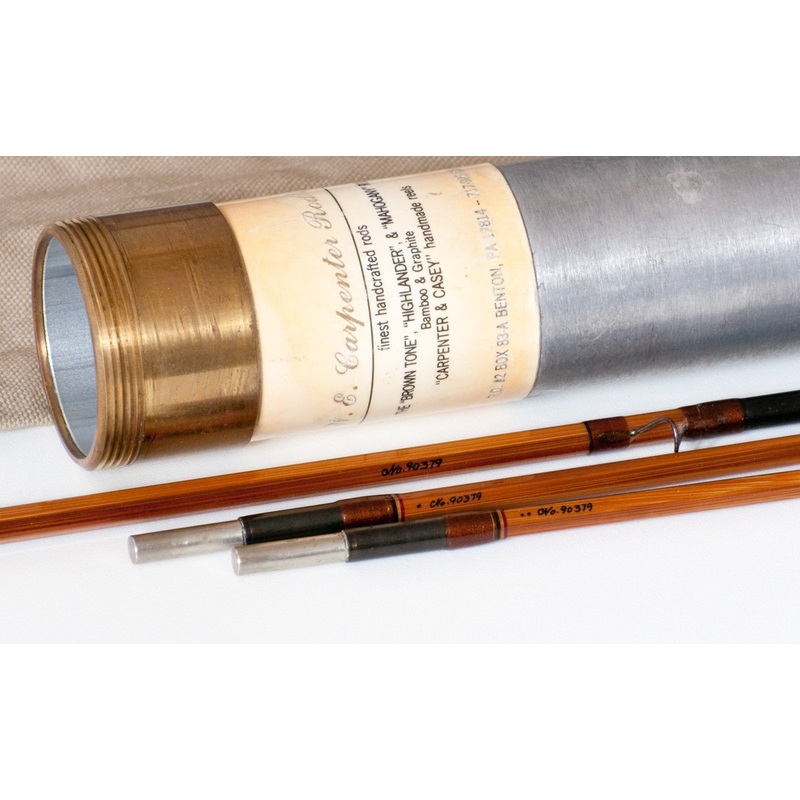 Walt Carpenter Browntone 7’9 2/2 5wt Bamboo Rod