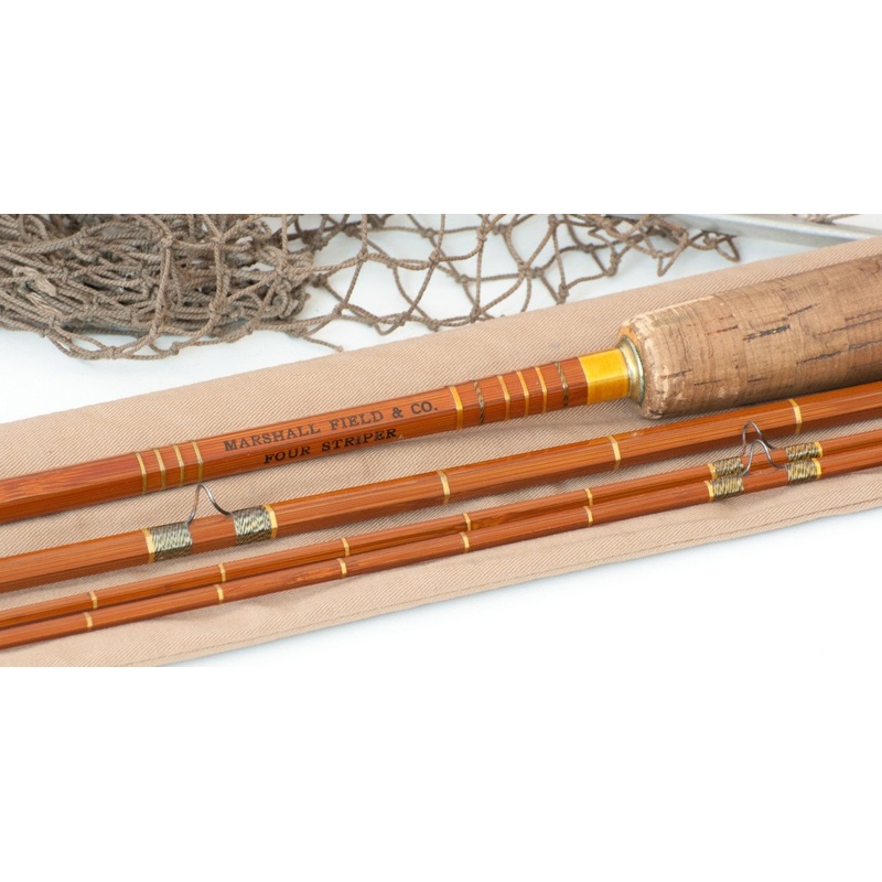 Wright & McGill Granger Marshall Fields “Four Striper” Bamboo Rod
