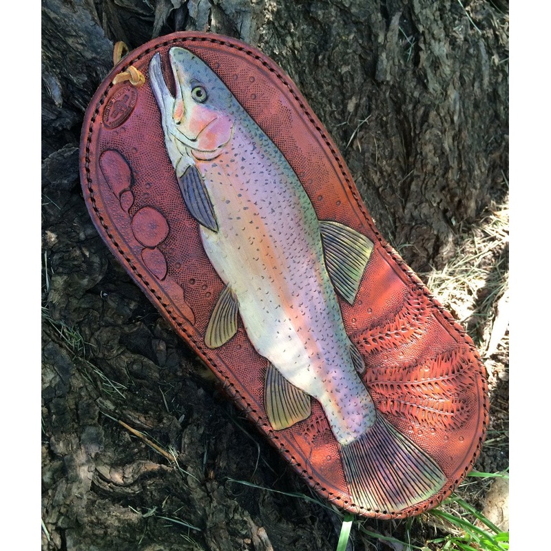 Annie Margarita Leather Reel Case – “Steelie”