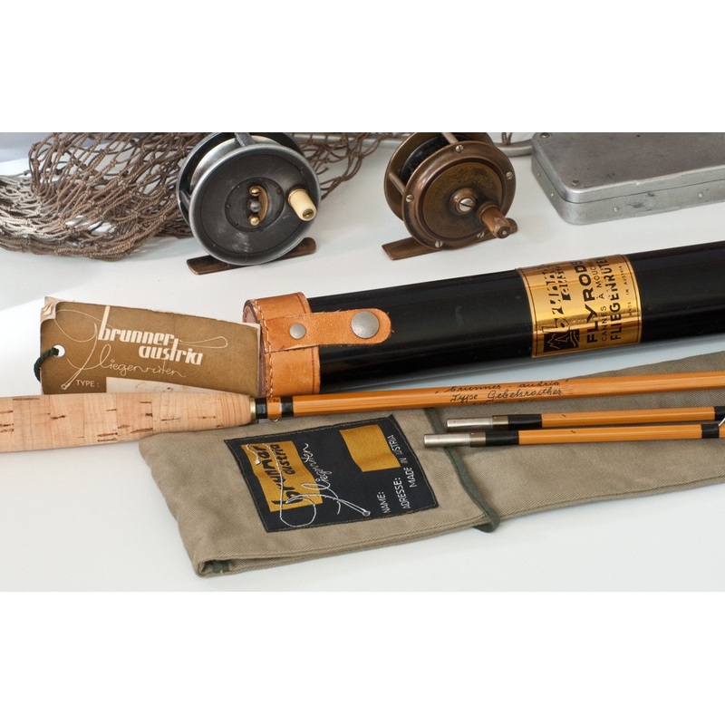 Brunner, Walter – “Type Gebetsroither” Bamboo Rod 7′ 2/2 5-6wt