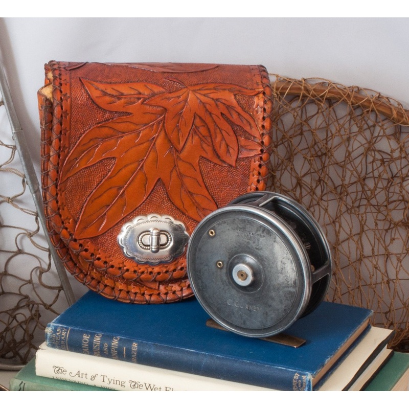 Annie Margarita Leather Reel Case – “Sycamore Ranch”