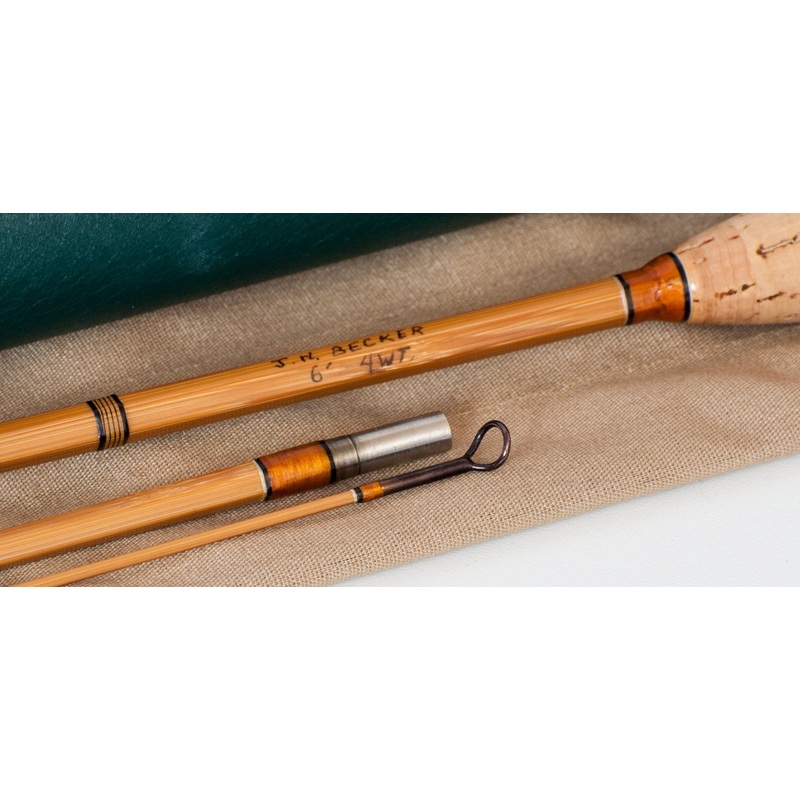 Becker, J.H. — 6′ 3/1 4wt bamboo rod