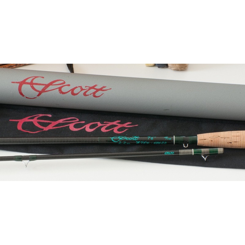 Scott Fiberglass Fly Rod – Black Model F754