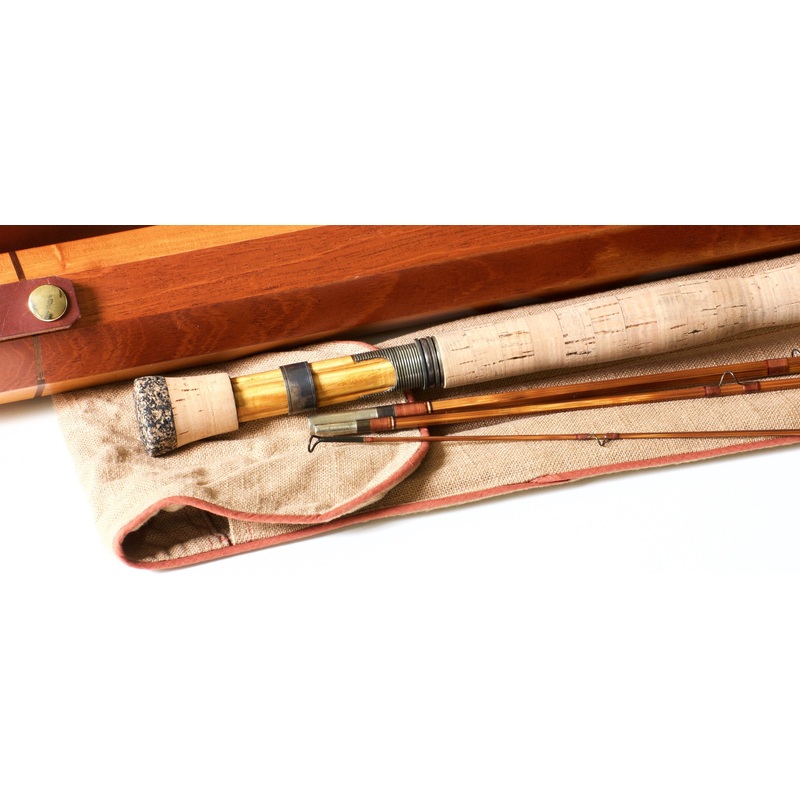 B.D. Morrow  8’6 3/2 7wt Bamboo Rod
