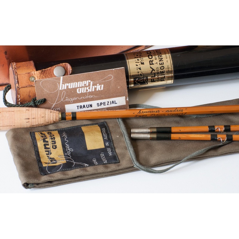 Brunner, Walter – “Type Traun Spezial” Bamboo Rod 7’8″ 2/2 5-6wt