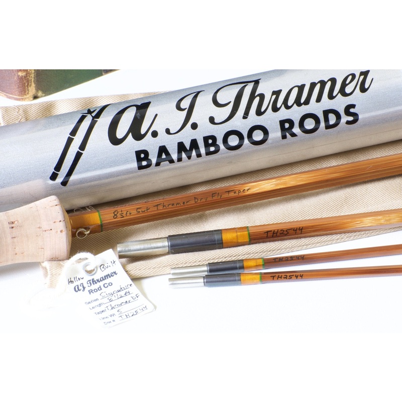 Thramer, AJ – Signature Series 8’6 5wt Hollow-built Bamboo Rod