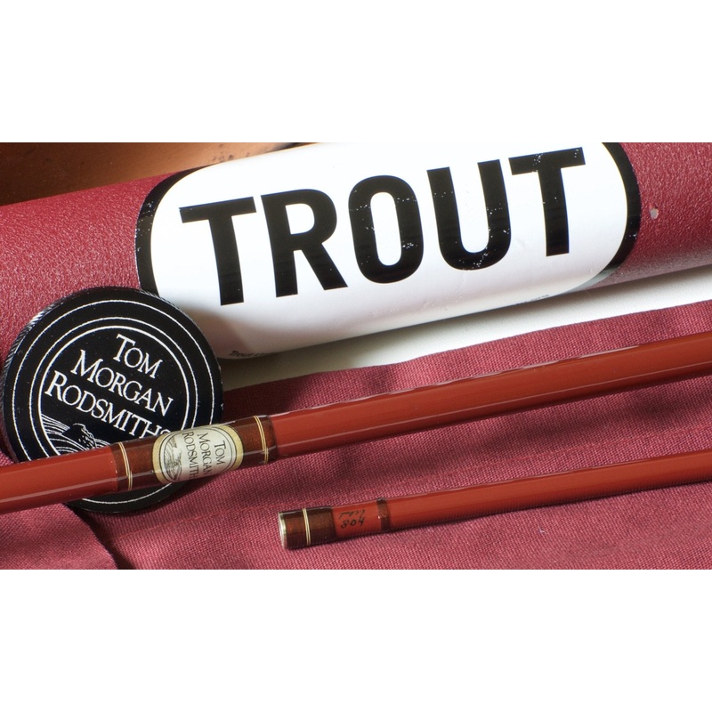 Tom Morgan Rodsmiths / Larry Kenney Fiberglass Fly Rod – 8′ 2pc 4wt