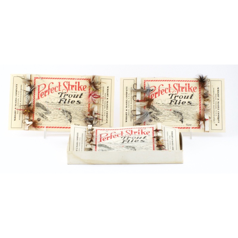 Wright & McGill Carded “Perfect Strike” Trout Flies and Streamer Flies