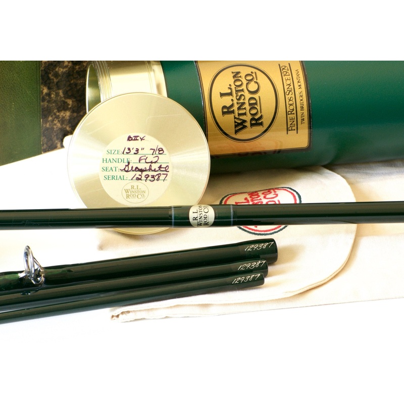 R.L. Winston– Boron II X 13’3″- 7/8wt Graphite Fly Rod – 4 piece
