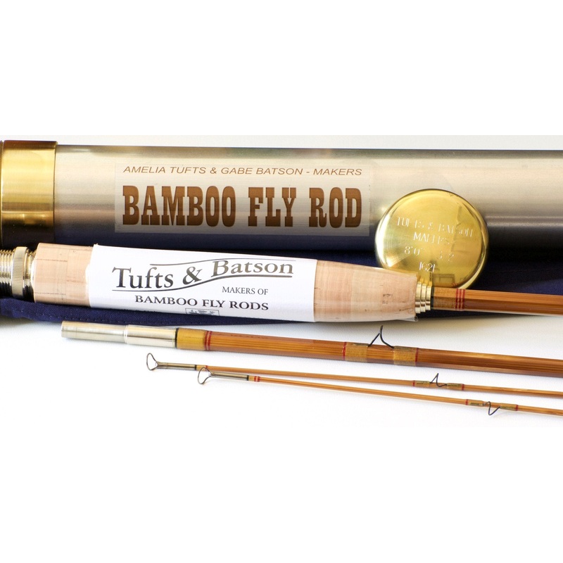 Tufts and Batson Bamboo Rod 8′ 3/2 5wt – new!