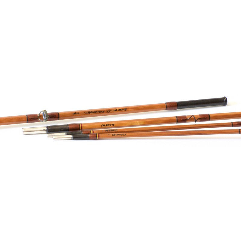 Walt Carpenter Browntone 7’3 4wt Bamboo Rod
